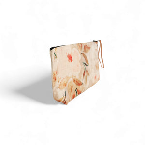 Abstract  Flower zipper Pouch