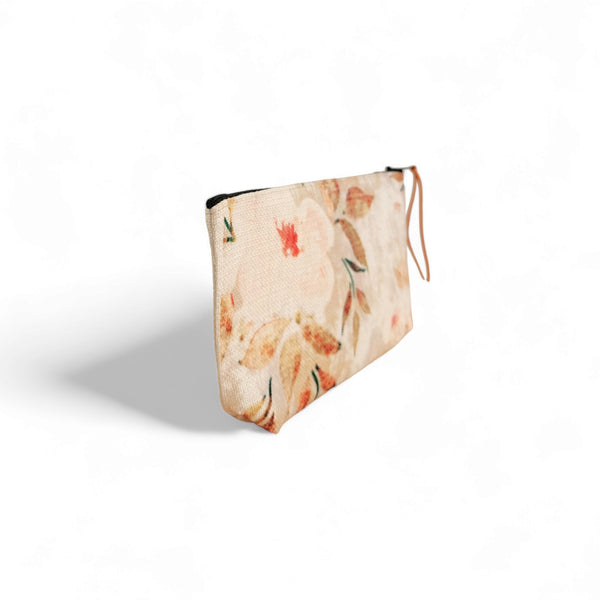 Abstract  Flower zipper Pouch
