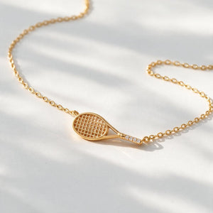 Ace Tennis Racket Necklace