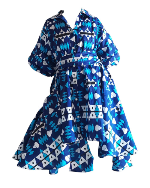 Afia Print Swing Dress