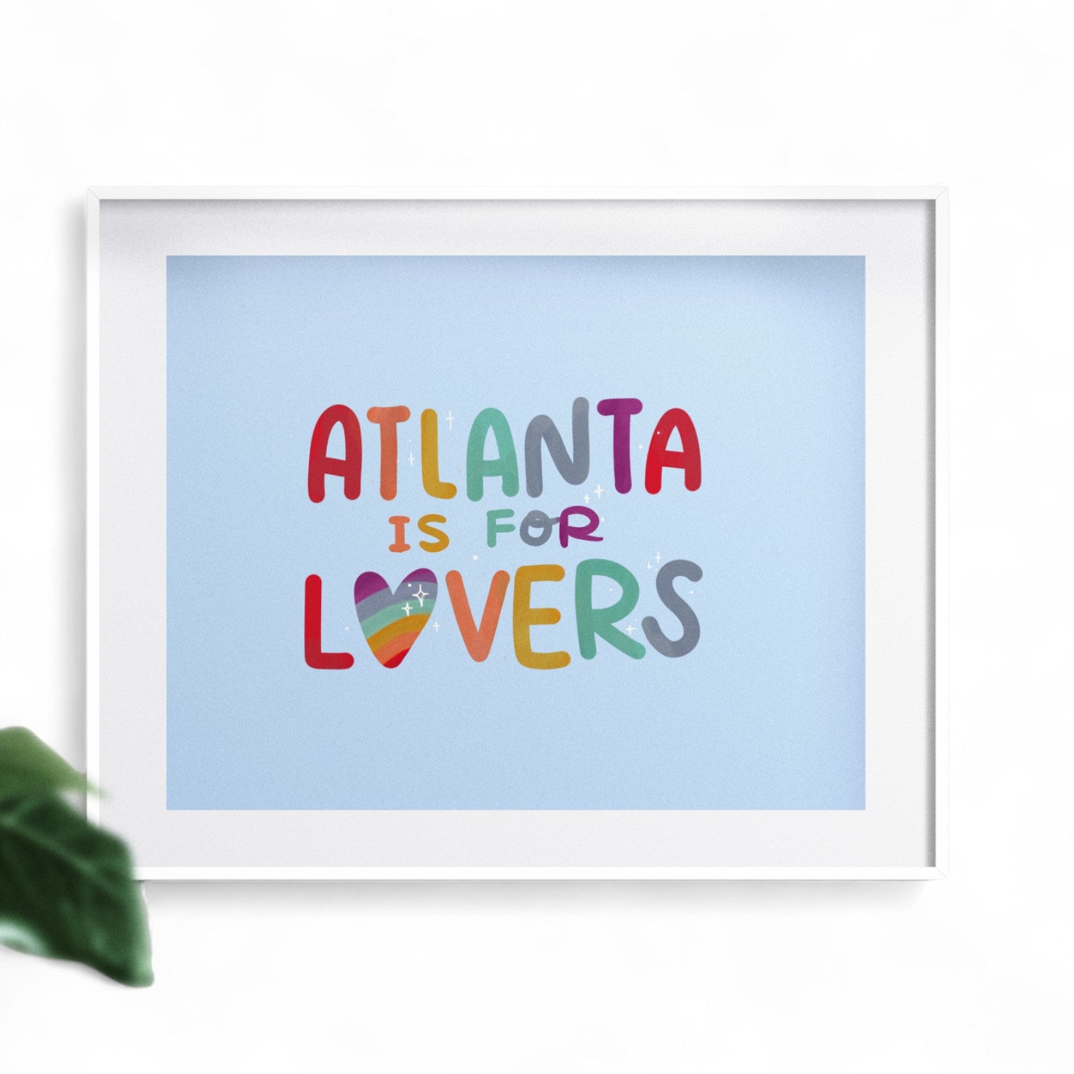 *New! Print - Atlanta is for (queer) Lovers - Gay ATL