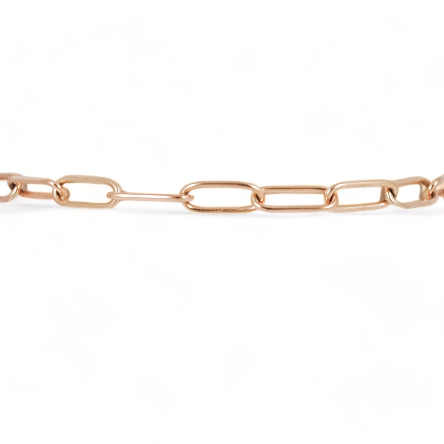 Petite Paperclip Chain Bracelet - gold-filled