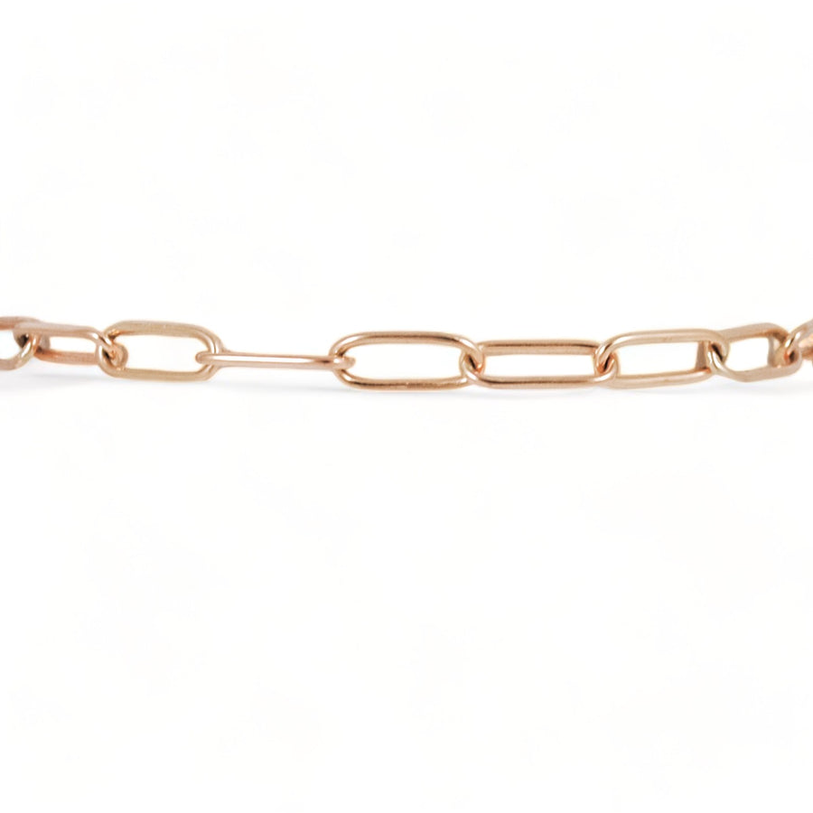 Petite Paperclip Chain Bracelet - gold-filled