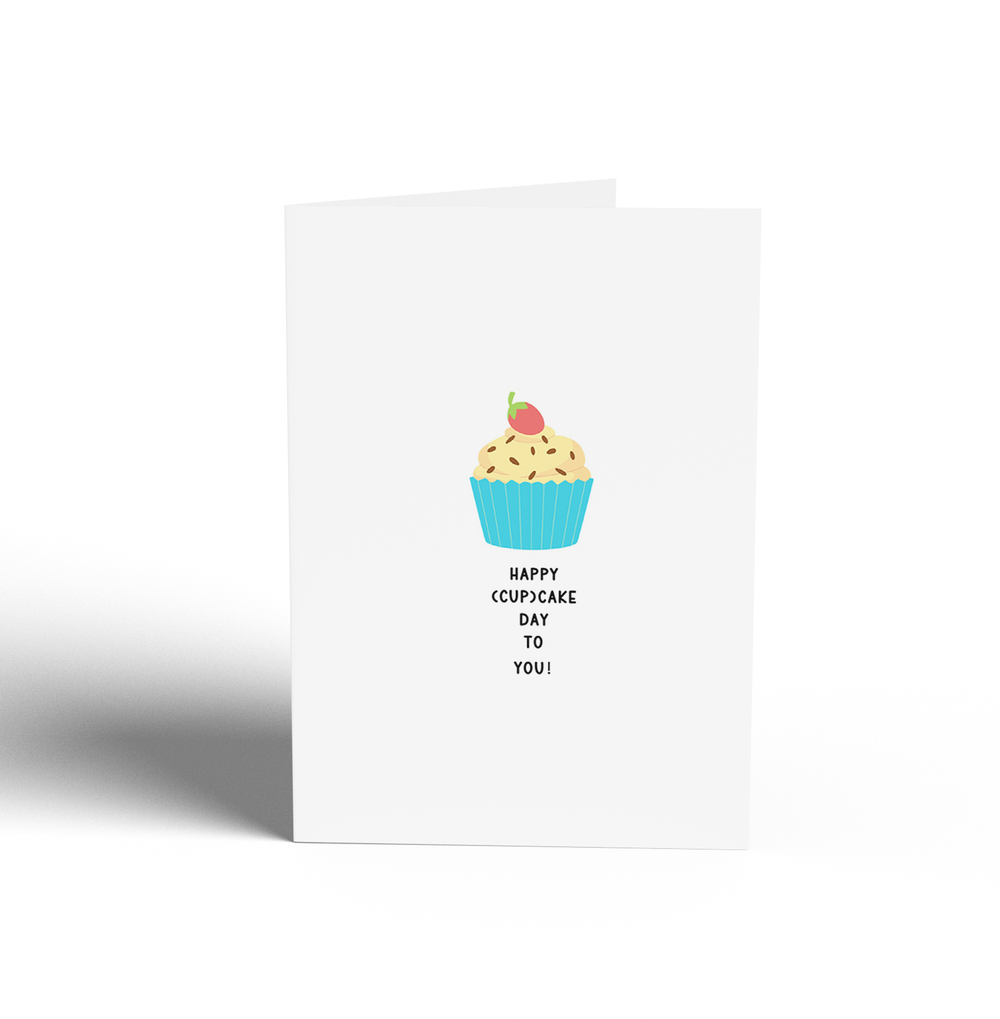 Card - Happy (cup) cake day to you!