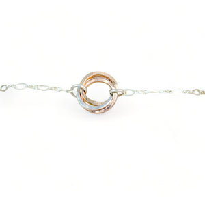 Mini Trio Bracelet - mixed metals