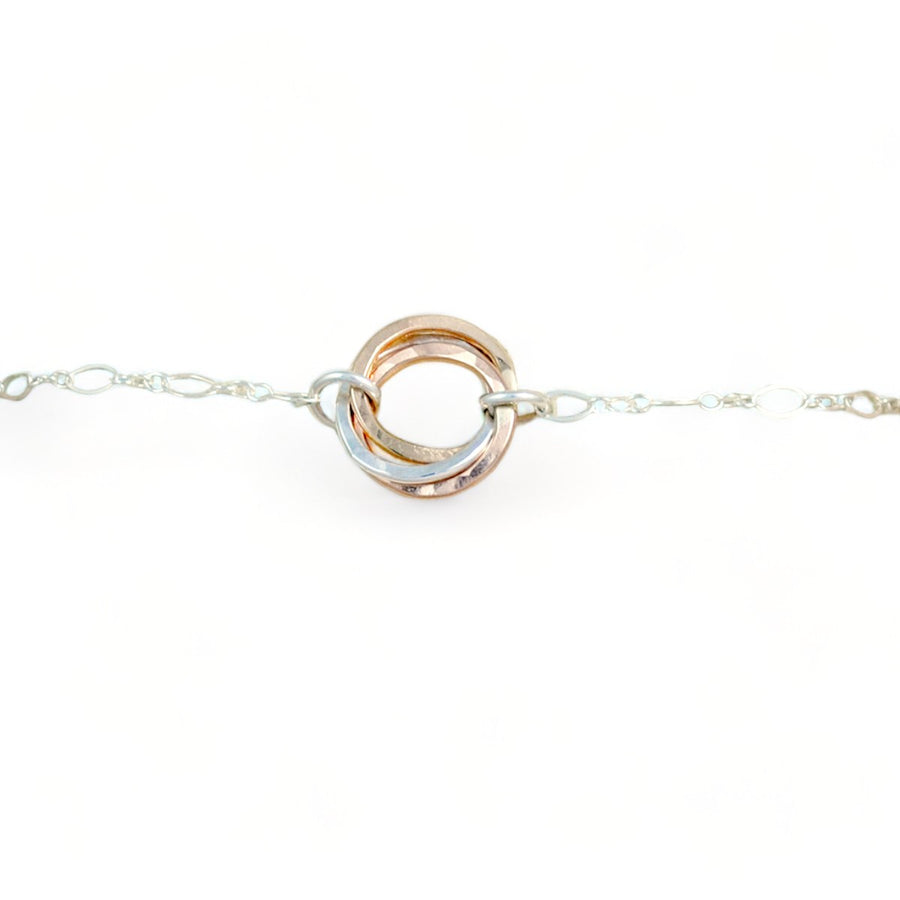 Mini Trio Bracelet - mixed metals