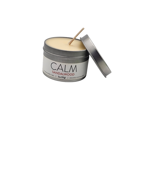CALM Sandalwood Candle MINI
