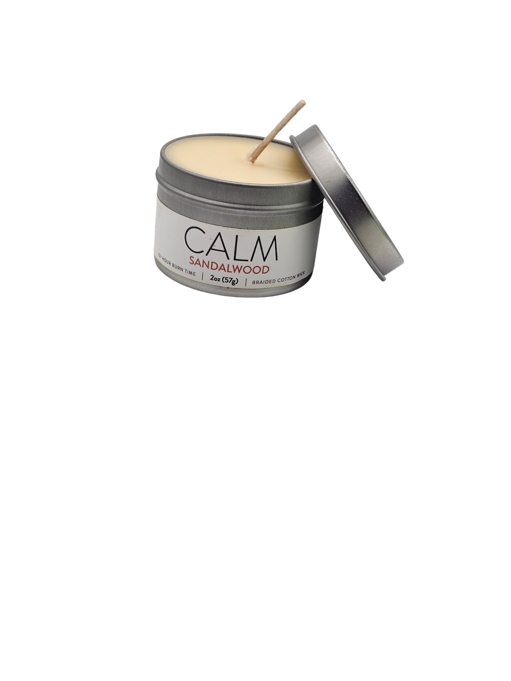 CALM Sandalwood Candle MINI