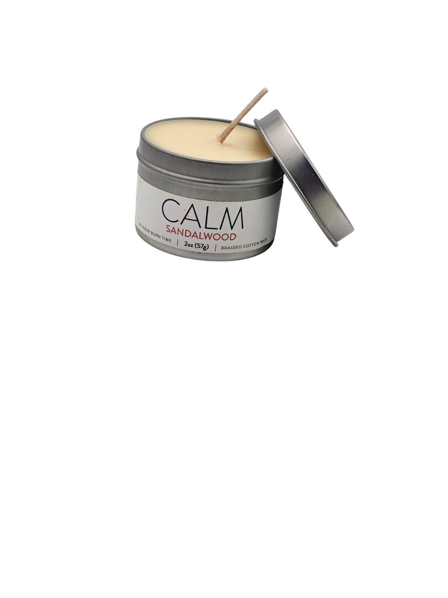 CALM Sandalwood Candle MINI