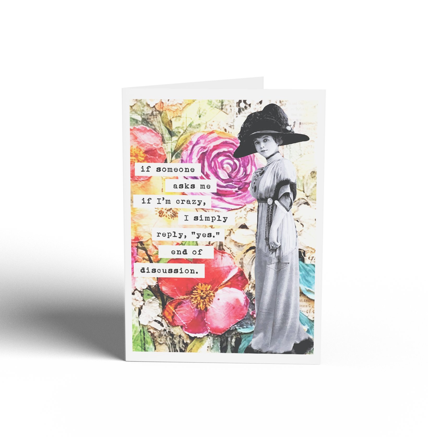 If Someone Asks Me if I'm Crazy Card - Keepsake Curio