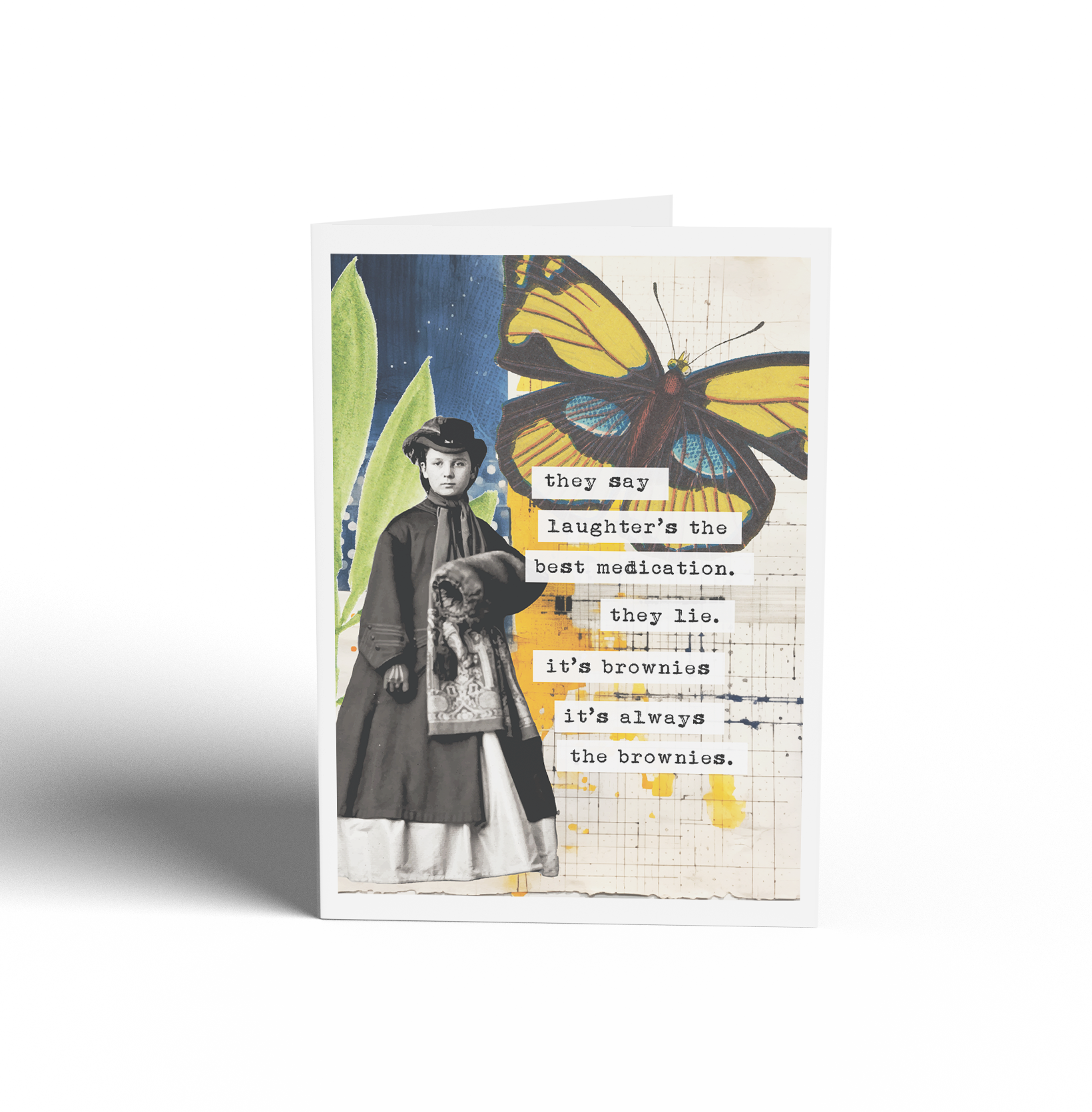 They Say Laughter's the Best Medication Card - Keepsake Curio