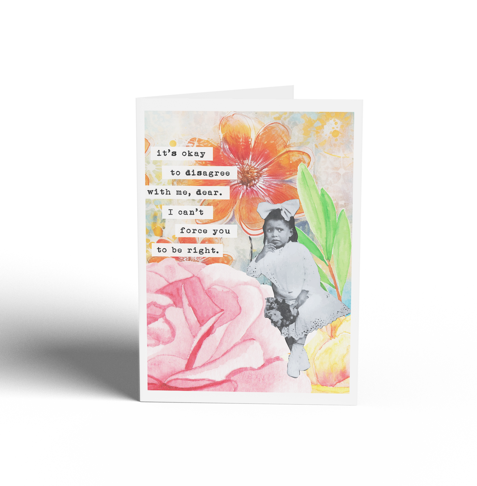 It's Okay to Disagree Card - Keepsake Curio