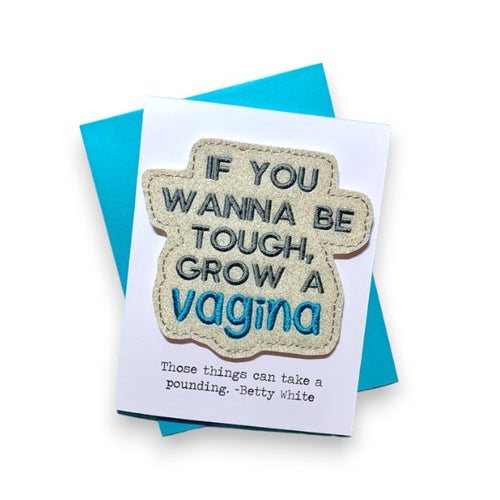 Grow a Vagina Greeting Card with Magnet