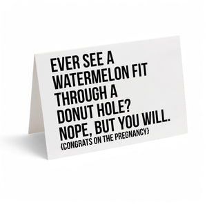 Expecting Mom Card - Watermelon