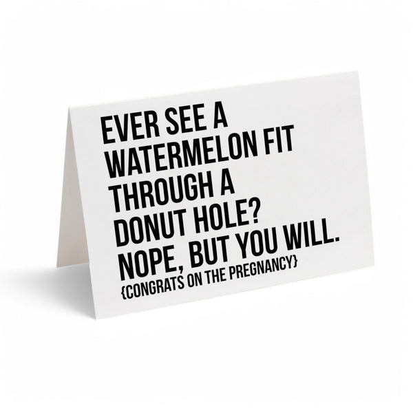 Expecting Mom Card - Watermelon