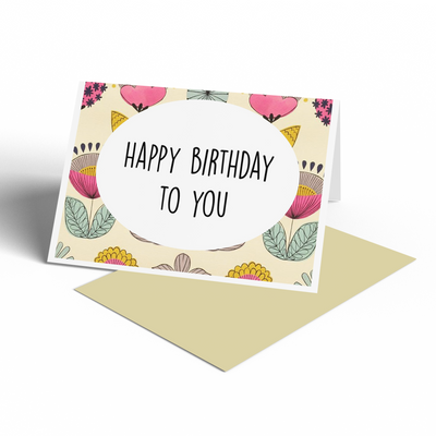 Card -  Happy Birthday To You