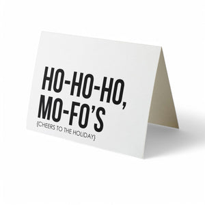 Card - HO HO HO MO FO'S