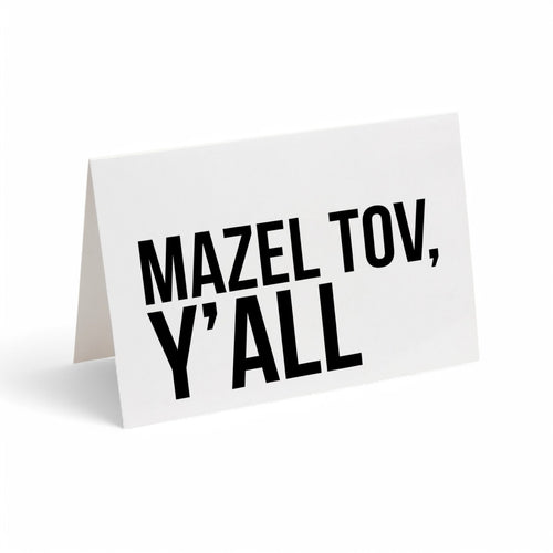 Card -  MAZEL TOV Y'ALL