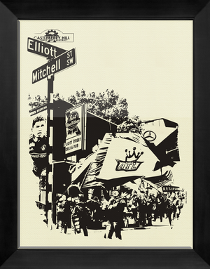 Castleberry Hill 20x25 Screen-Printed Poster