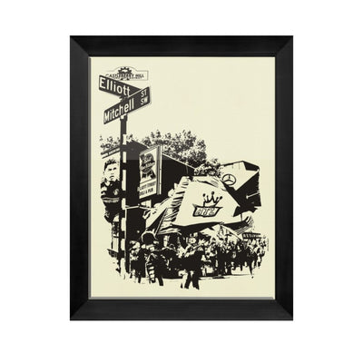 Castleberry Hill 20x26 Screen-Printed Poster