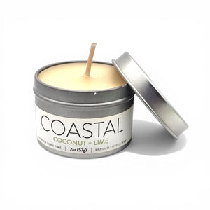 COASTAL Coconut Lime candle MINI