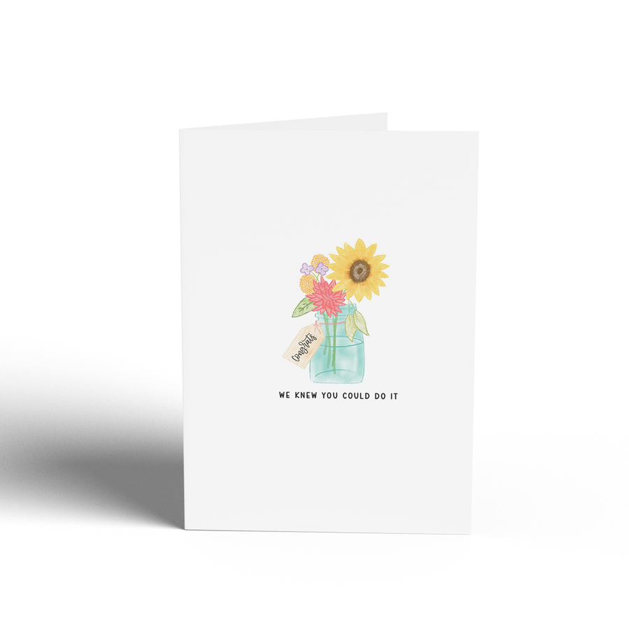 Card - We Knew You Could Do It