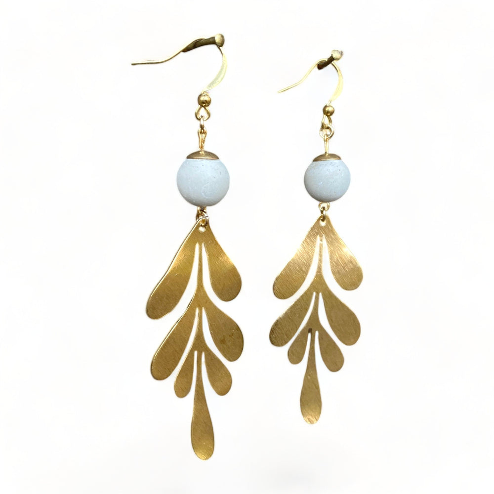 Concrete Grecian Earrings