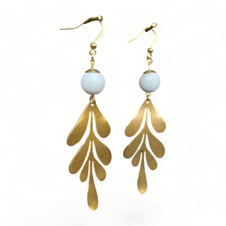 Concrete Grecian Earrings