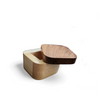 Maple + Walnut Swivel Top Box