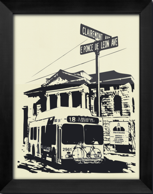 City of Decatur Rep Your Hood 20x25 Screen-Printed Poster