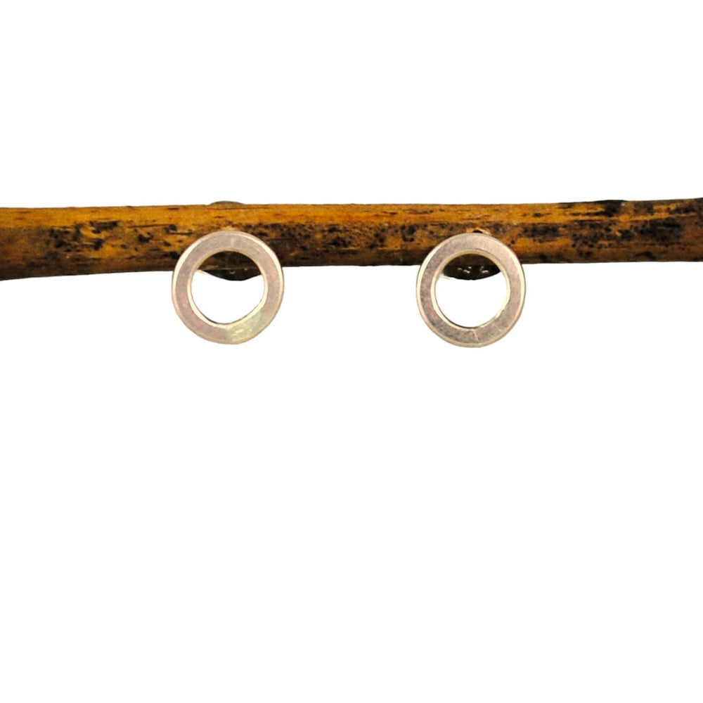 Extra Small Circle Studs - gold-filled