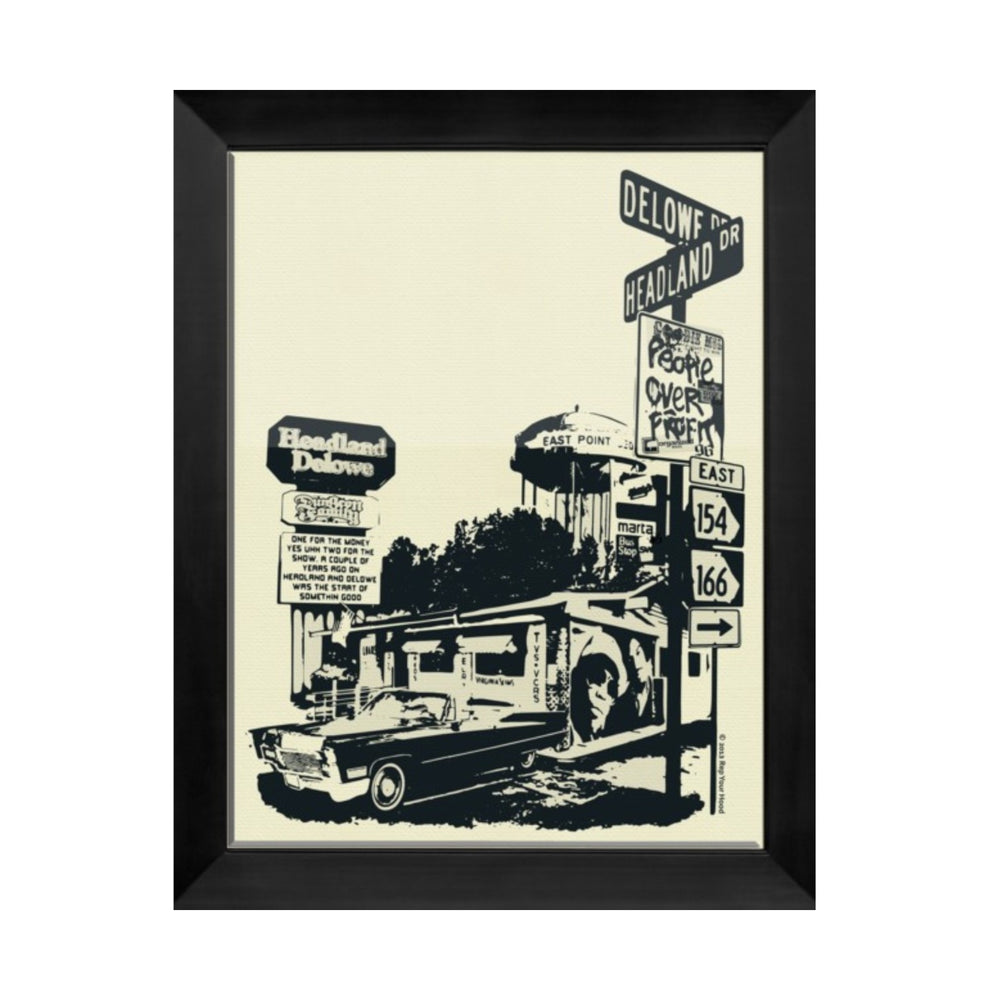 Headland Delowe East Point Rep Your Hood Print