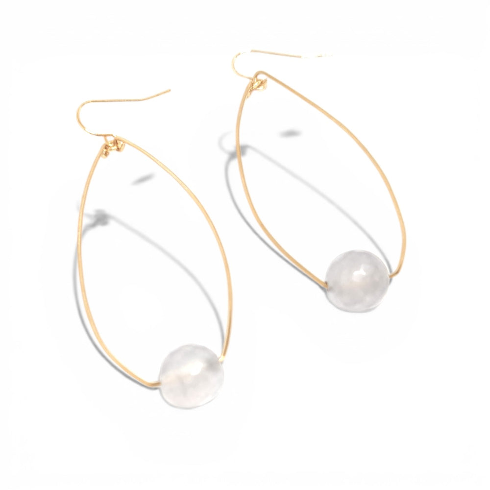 Diana Hand Hammered Brass Earrings