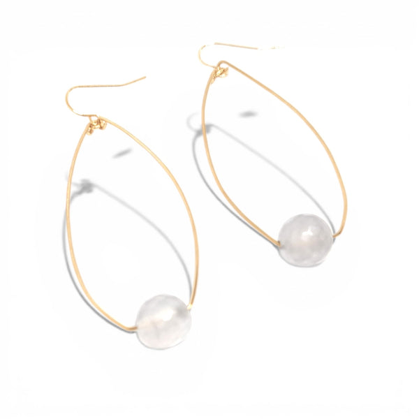Diana Hand Hammered Brass Earrings