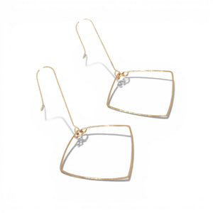 Rosana Hand Hammered Brass Earrings