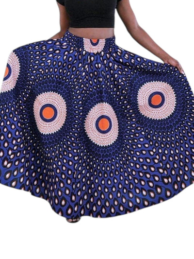 Ayanne Ankara Fabric Maxi Skirt