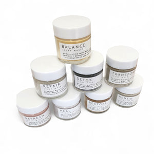 Heal All Natural Face Mask - Hibiscus + Chamomile + Bentonite Clay