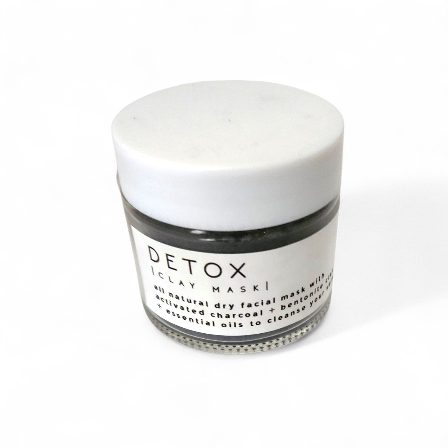 Detox All Natural Face Mask - Activated Charcoal + Bentonite Clay