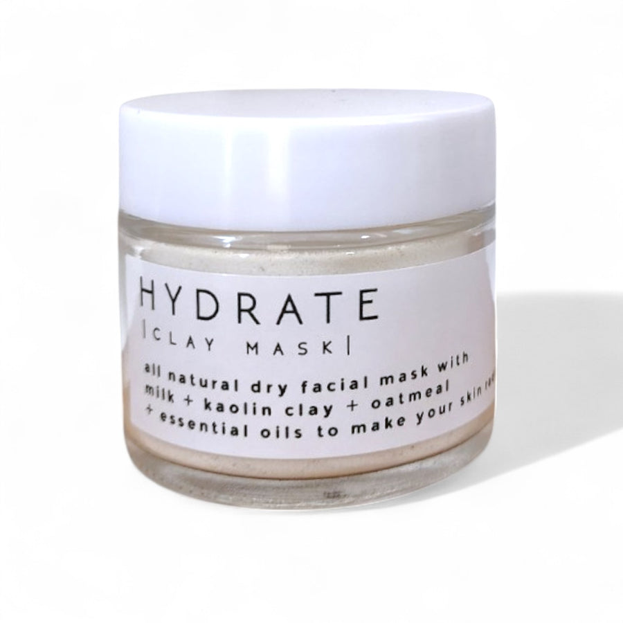 Hydrate All Natural Face Mask - Goats Milk + Kaolin Clay