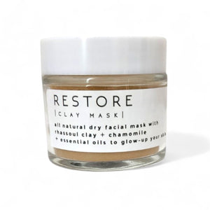 Restore All Natural Face Mask - Rhassoul Clay + Chamomile