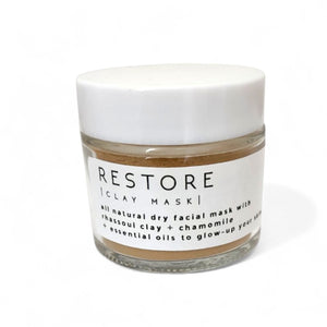 Restore All Natural Face Mask - Rhassoul Clay + Chamomile