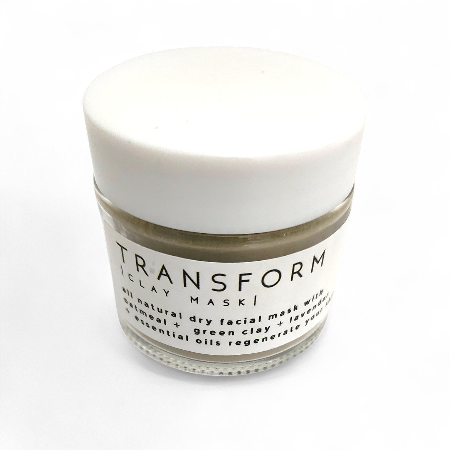 Transform All Natural Face Mask - French Green Clay + Oatmeal + Lavender