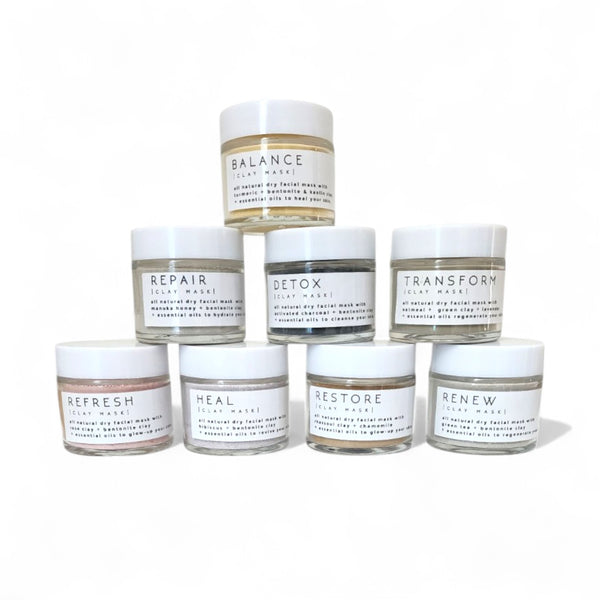 Transform All Natural Face Mask - French Green Clay + Oatmeal + Lavender