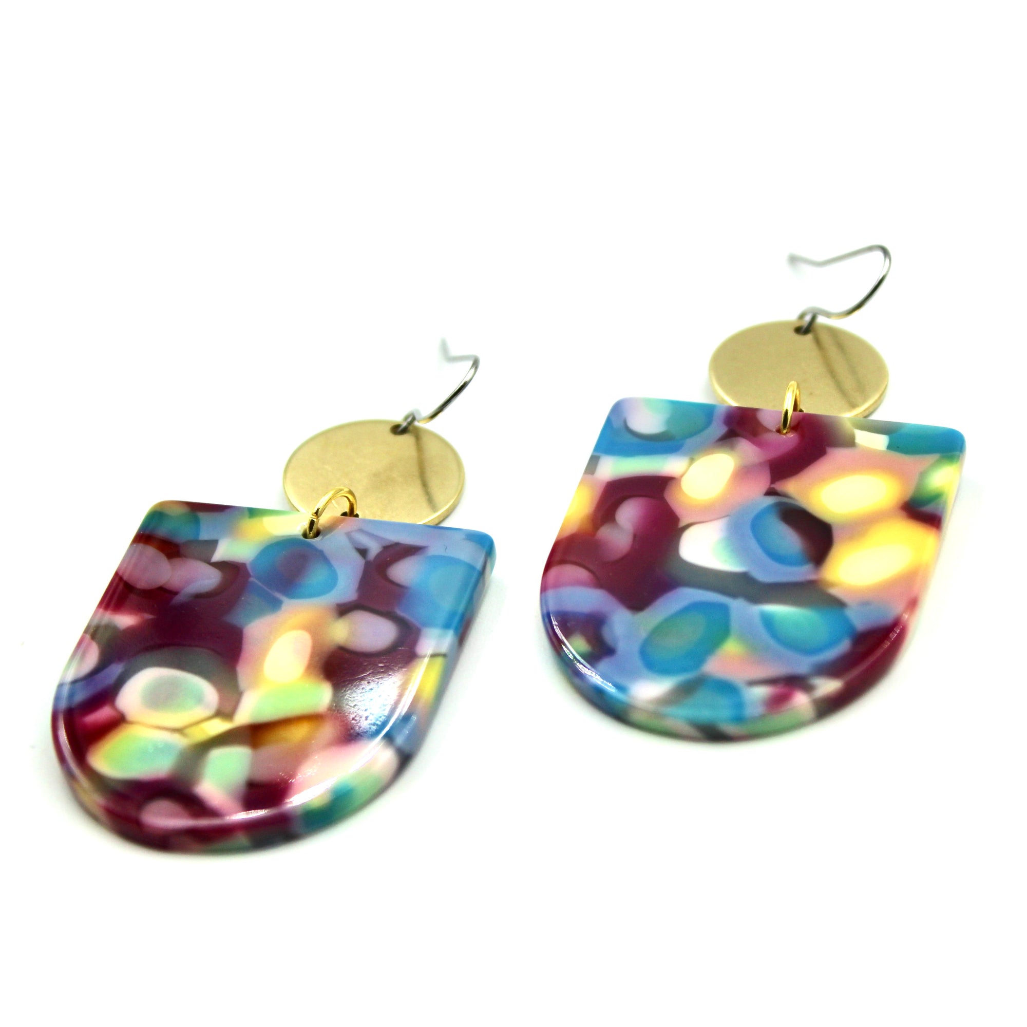 Watercolor Drop Earrings