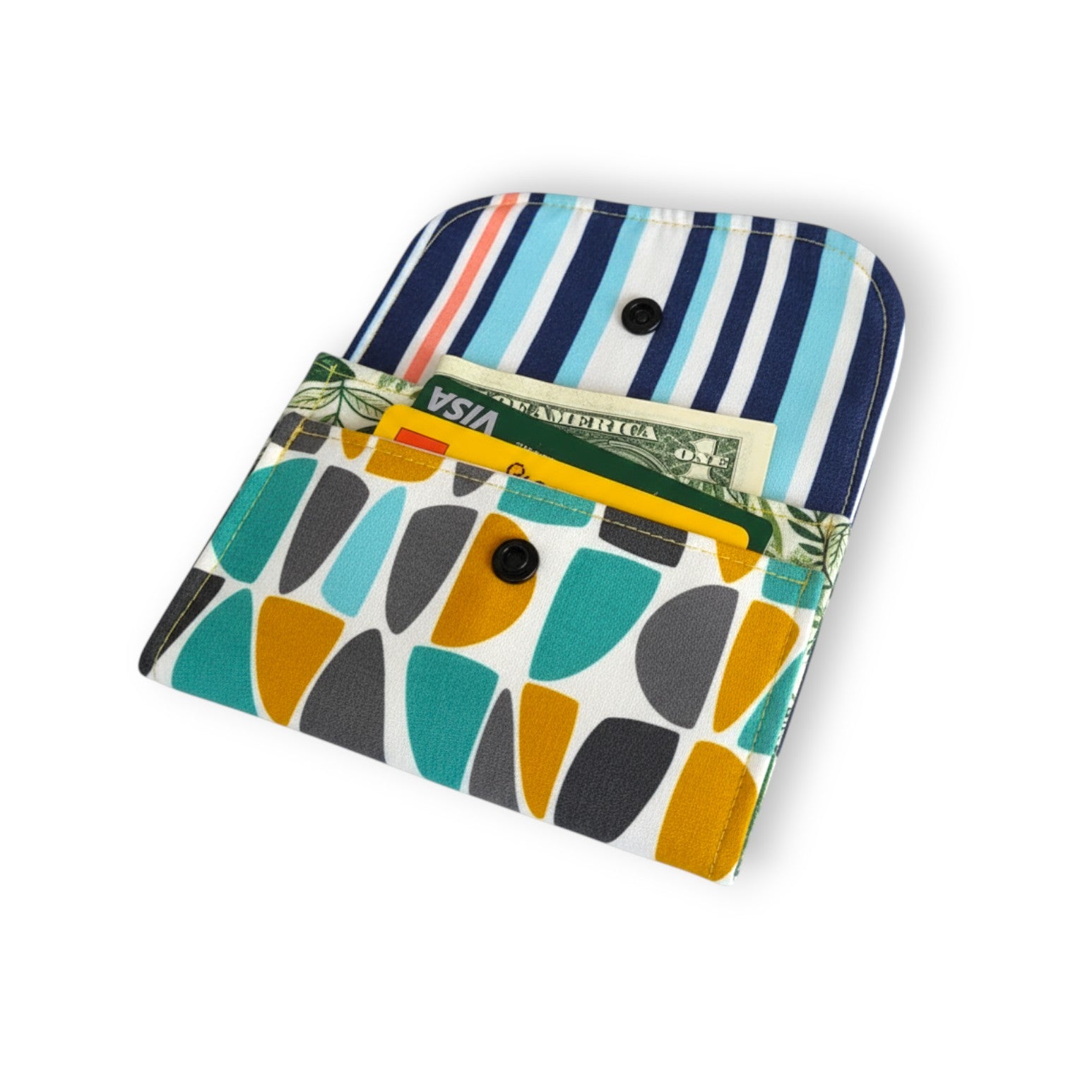 Sewing 102: Easy Flap-fold Card Wallets