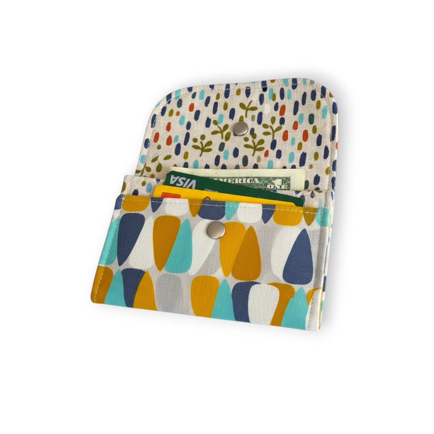 Sewing 102: Easy Flap-fold Card Wallets