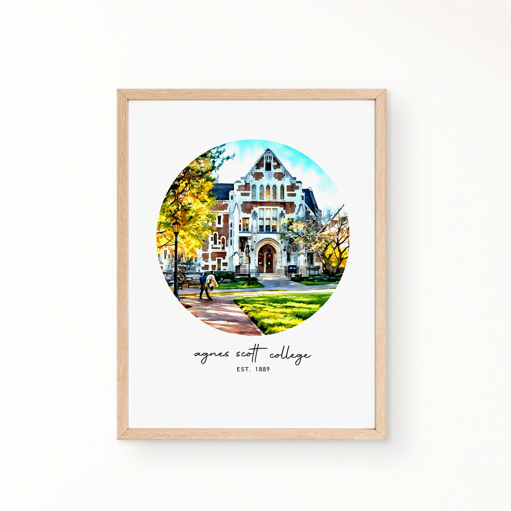 Neighborhood Wall Art - AGNES SCOTT COLLEGE