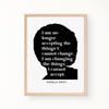 SILHOUETTE Wall Art - ANGELA DAVIS QUOTE
