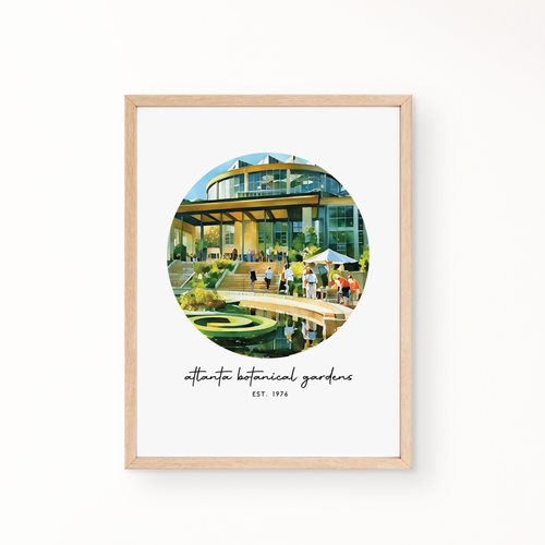 Neighborhood Wall Art -ATLANTA BOTANICAL GARDENS