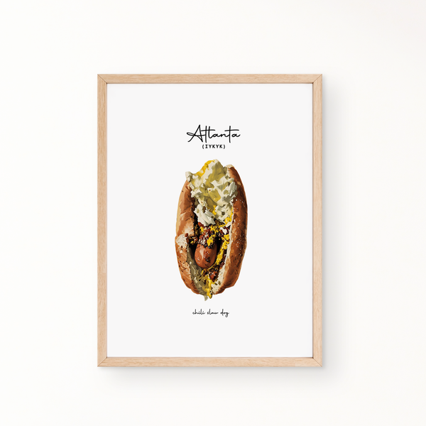 IYKYK Wall Art - Chili Slaw Dog